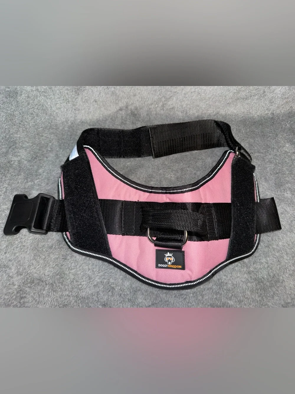 Doggy Kingdom Pink No Pull Dog Harness Reflective Straps multiple sizes